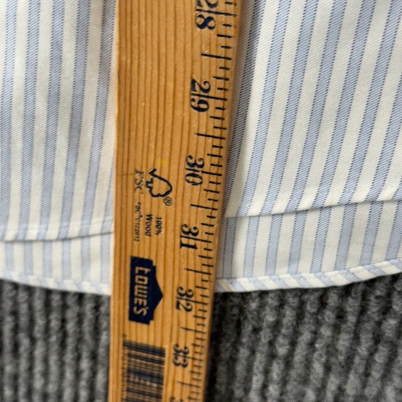 Brooks Brothers 346 Mens Striped Dress Shirt 16 4/5 Supima Cotton Preppy Classic - Picture 8 of 12